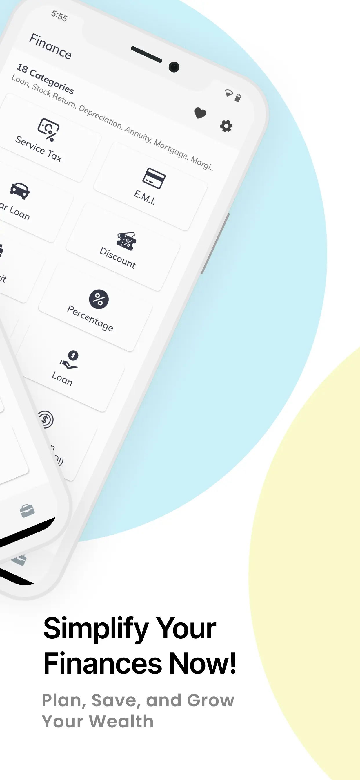 Financial Calculators Dashboard